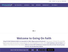 Tablet Screenshot of gofconference.com